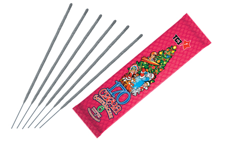  Бенгальские свечи 6 шт 170 мм в пакете  в Гатчине